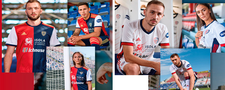 camisetas Cagliari Calcio replicas 2020-2021